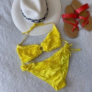 Victoria's Secret | Yellow Ruffle Bikini